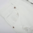 thumbnail image 7 of DxhmoneyHX Women Casual High Waisted Denim Shorts Button Up Ripped Jeans Shorts White Summer Hot Shorts, 7 of 7