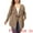 Dark Khaki, variant on DARING DIVA Plus Size Open Front Irregular Hem Long Sleeve Cardigan 1X Dark Khaki