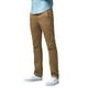 thumbnail image 1 of Pantalones a juego para hombre, ajustados, de pierna recta, casual, color caqui, 1 of 5