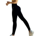thumbnail image 1 of SELONE Leggings for Women Tummy Control Workout Capris High Waist Running Sports Yogalicious Utility Dressy Everyday Soft Capris Leggings Capri Jeggings Athletic Leggings for Women 36-Black S, 1 of 9