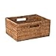 thumbnail image 3 of KOUBOO La Jolla Rattan Shelf Handles, Medium, Honey-Brown Storage Basket,, 3 of 4