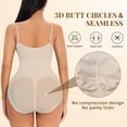 thumbnail image 3 of Lilvigor Shapewear for Women Tummy Control Full Bust Body Shaper Bodysuit Butt Lifter Thigh Slimmer for Daily, 3 of 6