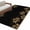 Black, variant on Boho Flower Area Rugs 3'x5', Washable Small Throw Rugs for Living Room Bedroom, Vintage Ethnic Brown Floral Textured Indoor Outdoor Rug Non-Slip Low Pile Carpet Runner Reversible Floor Mats