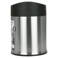 Better Homes & Gardens 1.3 gal Stainless Steel Bathroom Swing Top Garbage Can