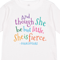 thumbnail image 4 of Inktastic Funny Shakespeare Quote Boys or Girls Long Sleeve Toddler T-Shirt, 4 of 5