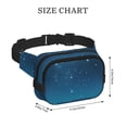 thumbnail image 4 of Disketp Night Sky Moon Dolphin Riñonera de Doble Capa, Bolsa de Cintura Ajustable para Viajes, Correr y Senderismo, Riñonera Ligera para Hombre y Mujer, 4 of 9