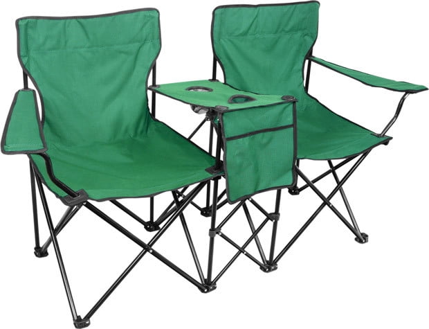Double Dual Folding Camping Chair Seat 