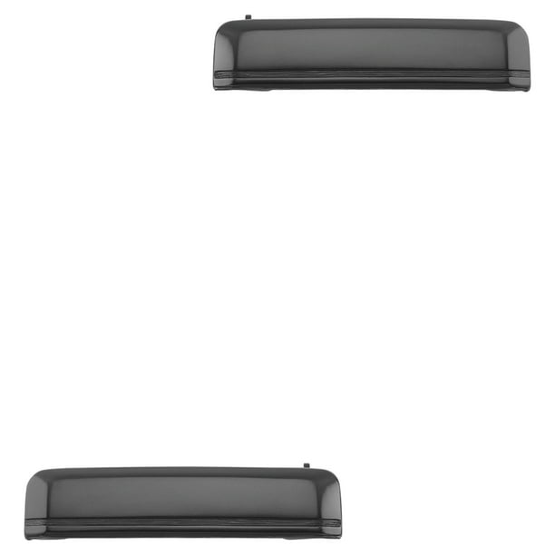 Par de Manijas Puerta Exterior D21 1986 al 1994 Nissan Delanteras HUSHAN Color Negro Material Zinc