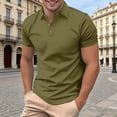 thumbnail image 2 of Waffle Polo Shirts for Men Summer Casual Fashion Short Sleeve Collared Business Casual Work Tshirts Golf Shirt, 2 of 9