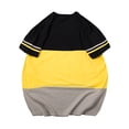 thumbnail image 5 of Summer Fashion Men's T Shirt Casual Patchwork Short Sleeve T Shirt Mens Clothing Trend Casual Slim Fit Hip-Hop Top Tees 5XL, 5 of 7