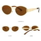 thumbnail image 2 of Gafas Ovales Vintage Metal Moderna Gasas (marrón), 2 of 9