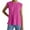 Hot Pink, variant on MIXUE Womens Summer Tops Summer Solid Color Round Neck Hollow Out Sleeveless Fashion Casual Loose Pullover Tee Shirts Outwear,Pink,L