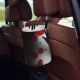 thumbnail image 5 of Wukai Shadows Behind Print Car Trash Can - Easy to Clean Hanging Garbage Bin - Removable Liner - Leak-Car Garbage Can - Waterproof Trash Can for Car and SUV, 5 of 7