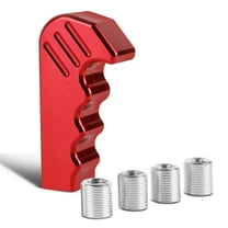 DNA Motoring SK-ZTL-9049-RD Universal Aluminum Pistol Grip Handle Car Manual Transmission Shift Knob Shifter Lever w/Hardware (Red)