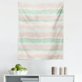thumbnail image 1 of Pastel Tapestry, Floppy Wavy Stripes and Bubbles Hand Drawn inSoft Colors Illustration, Fabric Wall Hanging Decor for Bedroom Living Room Dorm, 5 Sizes, White Pale Green Blush, by Ambesonne, 1 of 1