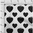 thumbnail image 2 of oneOoneCottonJerseyBlackFabricPokerCardDressMaterialFabricPrintFabricByTheYard58InchWide, 2 of 4