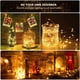 thumbnail image 3 of guirnaldas de luces LED a pilas de 10 m, 100 LED, temporizador con mando a distancia, IP65 resistente al agua, decoración interior y exterior para Navidad, bodas, fiestas, hogar y jardín (amarillas)., 3 of 5
