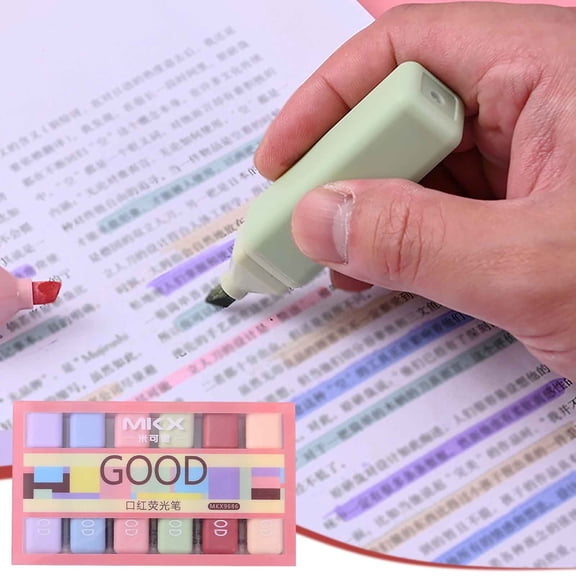 Color Highlighter Style 6 Colors Available Color Marker Pen Set 10ML, Usupdd 2025 Color Highlighter Style 6 Colors