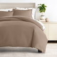 thumbnail image 3 of Comfort Canopy - California King Bedding Bundle, Solid Duvet Cover Set, White Comforter and Patterned Sheet Set, 3 of 12