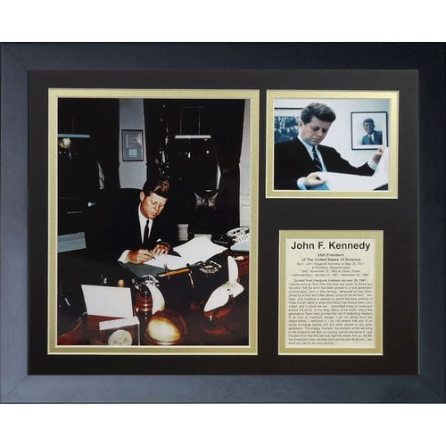 16 x 20 Legends Never Die Elvis Presley Microphone Double Matted Photo Frame