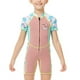 thumbnail image 1 of Sonducket Traje de neopreno para niños de 2MM, traje de buceo, protección contra sarpullidos, mono protector solar resistente al desgaste, Deportes acuáticos Toronja Rosa XXL, 1 of 6