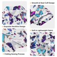 thumbnail image 3 of Dailycode Small Short Sleeve Button Down Shirts Purple Blue Butterflies Casual Shirt 3-10 Years, 3 of 9