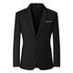 thumbnail image 1 of Traje casual de negocios Blazer Mylldey, ajustado, para hombre, negro, talla XS, 1 of 6