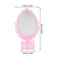 thumbnail image 2 of UPOUART 2-Pack Vintage Style Oval Dollhouse Mirrors, ABS Plastic Miniature Decor for Collectors and Hobbyists, 2 of 8
