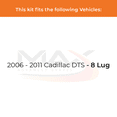 thumbnail image 2 of Max Advanced Brakes - Brake Kit for 2006 2007 2008 2009 2010 2011 Cadillac DTS 8 Lug Front Replacement Disc Brake Rotors and Ceramic Brake Pads, 2 of 9