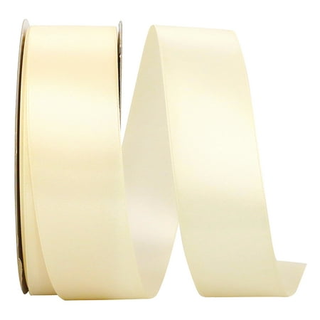 UPC: 0604947226426 | JAM Paper Satin Double Face Cream Polyester Ribbon  1800  x 1.5