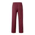 thumbnail image 4 of XIAOCHA Men's Corduroy Straight Leg Pants Relaxed Fit Drawstring Waist Trousers Casual Daily Wear Bottoms, 4 of 7