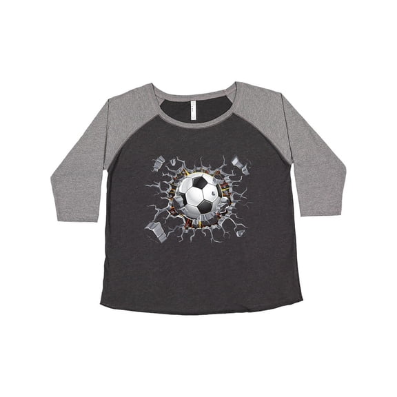 Inktastic Soccer Breakthrough Women's Plus Size T-Shirt