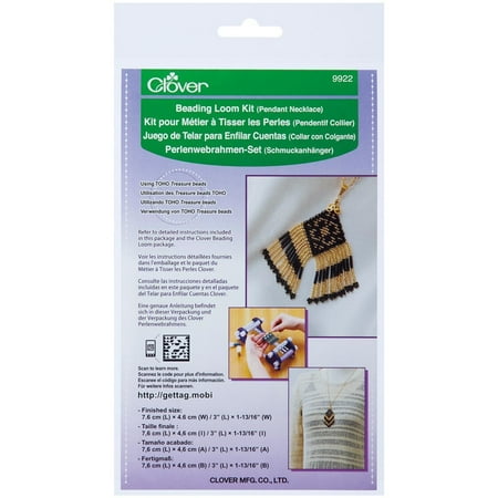 Beading Loom Kit-Pendant Necklace, Pk 1, Clover