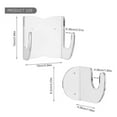 thumbnail image 4 of Langgg 1 Set Guitar Hanging Rack Creative Acrylic Material Mounting Bracket Professional Light Weight Guitar Shelf for Household Shop, 4 of 6