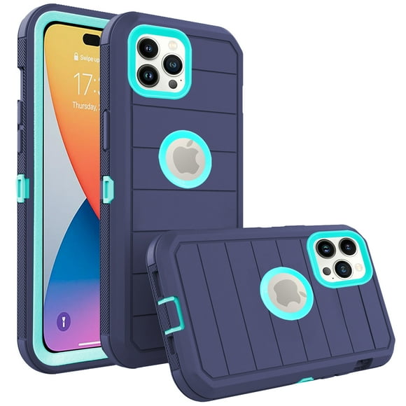 Asuwish Phone Case for iPhone 14 Pro Max 6.7 inch Hybrid Rugged Shockproof Hard Protective Drop Proof Full Body Heavy Duty Mobile Cell Cover iPhone 14 pro max 5G i Phone 14 Max Plus Women Men Blue
