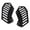 Black, variant on S SERENABLE 2x Electrocar Front Foot Pedals for MS Direct Replaces High Performance Red