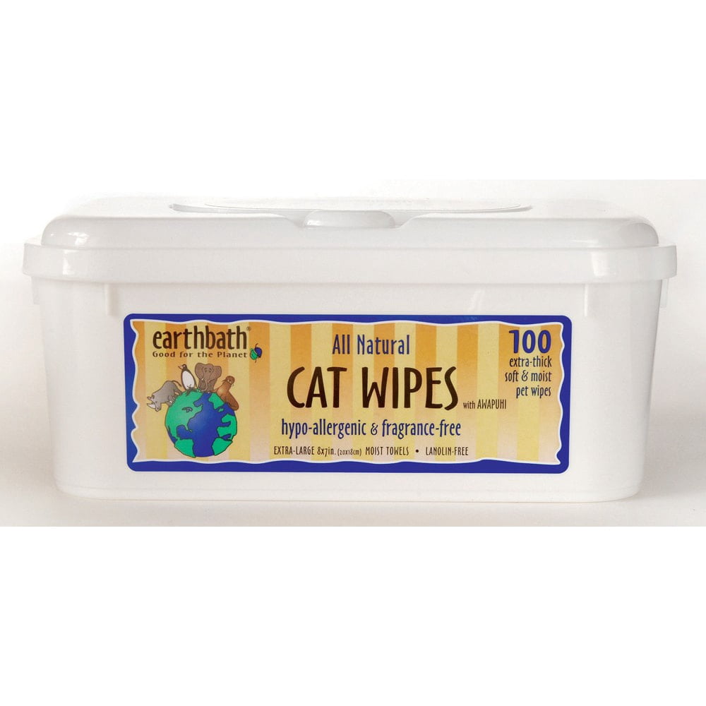 earthbath all natural cat wipes