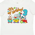 thumbnail image 4 of Inktastic It's My Birthday Circus Train 3rd Birthday Boys or Girls Toddler T-Shirt, 4 of 5