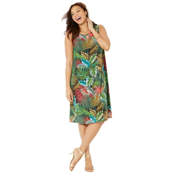 Catherines Women's Plus Size Promenade A-Line Dress