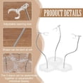 thumbnail image 4 of 3 PCS Clear Action Figure Stand Action Figure Display Holder Stand Base with 12 Adjustable Waist Clips Compatible with HG RG BB Transparent Stop Motion Holder Stand, 4 of 9