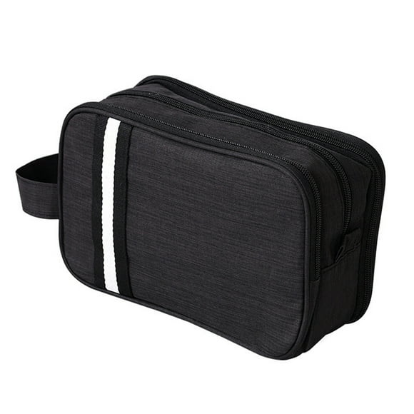 Neceser de viaje para hombre, bolsa de afeitar colgante, organizador de artículos de tocador portátil resistente al agua