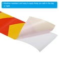 thumbnail image 4 of Unique Bargains Reflective Tape, 2 Roll 6' x 10 Ft Waterproof Safety Tape for Trailers, Red Yellow, 4 of 6