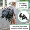 thumbnail image 2 of Summer by Ingenuity 3Dquickclose CS+ Compact Fold Stroller, age group 6 Months to 4 Years old or up to 50 lbs and 43" tall, 2 of 8