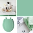 thumbnail image 3 of Asiento de inodoro Bemis 200SLOWT 165, redondo, cierre lento, color verde, 3 of 6