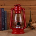 thumbnail image 2 of Adarl Vintage Kerosene Oil Lantern, Rustic Old Fashioned Light Up Lantern, Handmade Kerosene Lamp Decorative Housewarming Gifts Outdoor Camping Emergency Hanging Light/Lamp, 2 of 4