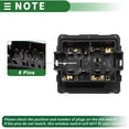 thumbnail image 4 of Interruptor de Ventana Eléctrica Unique Bargains para Ford F-150 F-250 F-250 HD No.XL3Z14529AA/F65Z14529AAB, 4 of 7