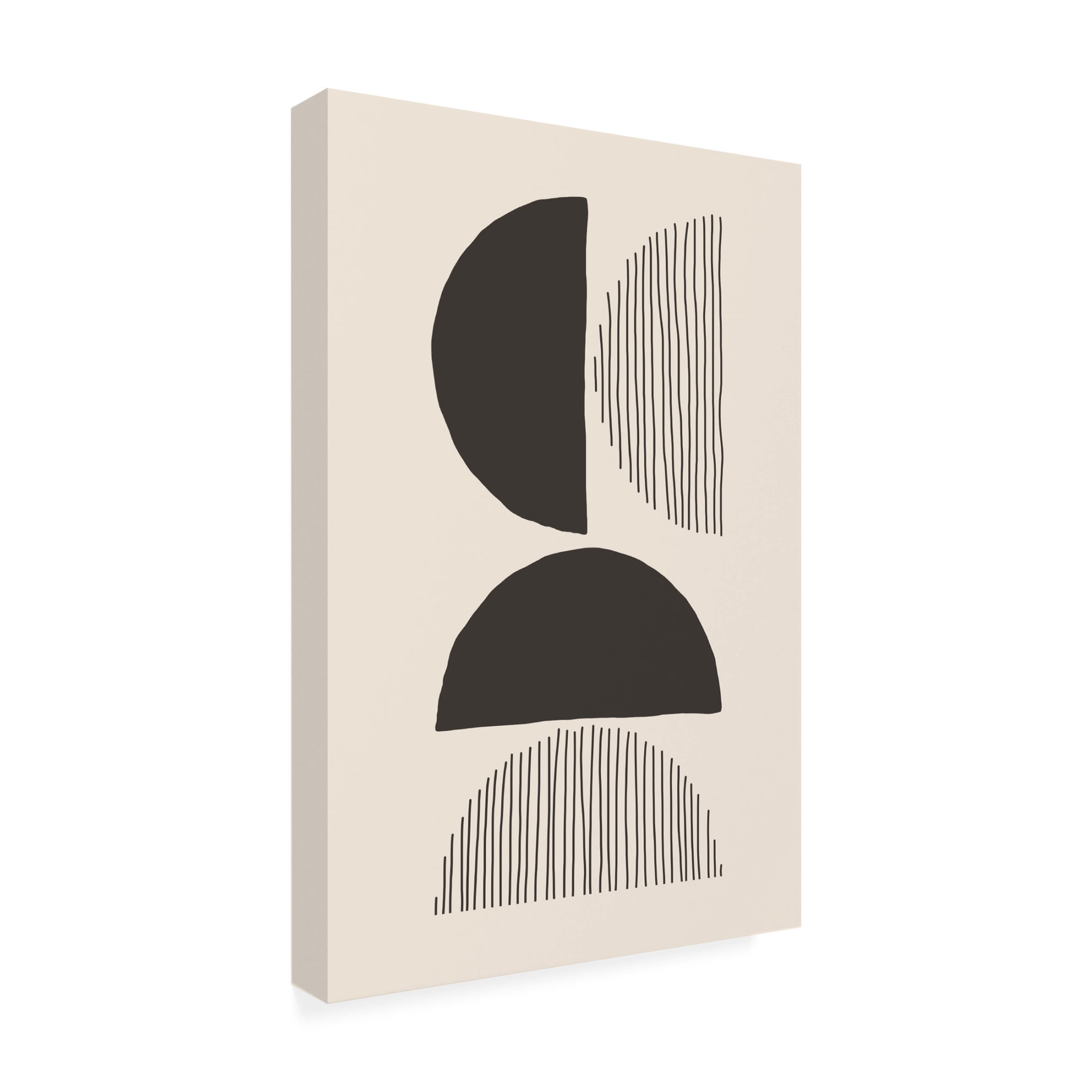 Trademark Fine Art jay stanley Circles and Lines 4 Canvas Wall Art