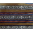thumbnail image 4 of oneOone Georgette Viscose Fabric Chevron & Greek Key Block Print Fabric By Yard 42 Inch Wide, 4 of 4