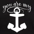 thumbnail image 3 of CafePress - Navy You Are My Anchor Dark T Shirt - Men's Classic Graphic Cotton T-Shirt, 3 of 4