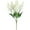 White, variant on Artificial Flowers 1pc Artificial Flower Bouquet 5 Heads Hyacinth 33cm Purple Yellow-Plastic for Party Weddings Home Decoration (Yellow)